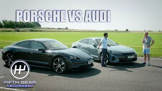 Porsche Taycan Turbo vs Audi RS e-tron GT RS: The COMPLETE Challenge | Fifth Gear