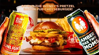 The Secret Ingredient in Wendy's Pretzel Bacon Pub Cheeseburger!!!!!!