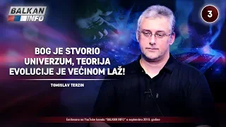 INTERVJU: Tomislav Terzin - Bog je stvorio univerzum, teorija evolucije je većinom laž! (14.9.2018)