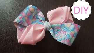 How to make nice Bows for Hair🎀/Making Hair Bows out of Ribbon