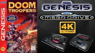 Doom Troopers: Mutant Chronicles [SEGA GENESIS/MEGA DRIVE] Gameplay Walkthrough FULL GAME [4K60ᶠᵖˢ🔴]