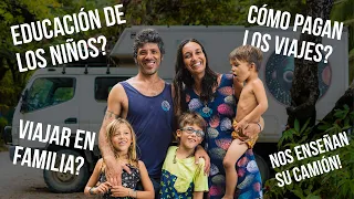 LOS MUNDO: Esta familia vive viajando con niños en un camión camper 🚚🌍