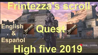 Tutorial Quest Frintezza scrolls L2 H5 2019 (Español / English)