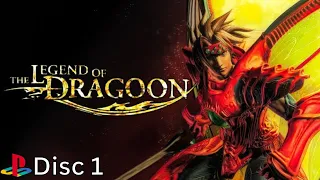 The Legend of Dragoon (PS1) - Full Game Walkthrough - No Commentary - Longplay - Gameplay - Disc 1