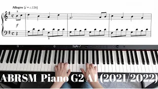 ABRSM 2021-2022 piano Grade 2 A1: Allegro by Thomas Attwood