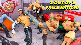 Jeff Hardy vs Aleister Black - 2 Out of 3 Falls Action Figure Match! Hardcore Championship