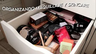 ORGANIZANDO MI COLECCIÓN DE MAKEUP Y SKINCARE || DELUTTERING MAQUILLAJE Y SKINCARE