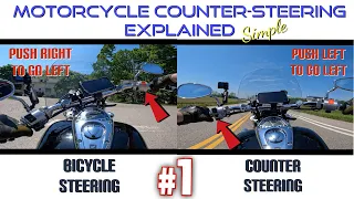 How to Counter Steer or Push Steer a motorcycle.