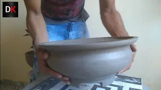 Como fazer vaso de cimento de forma fácil e muito produtiva. Método fácil