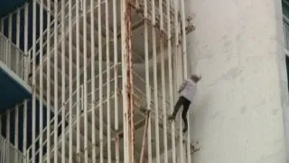 Fearless French 'Spiderman' Alain Robert scales rusty Havana tower block in Cuba