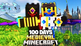 100 Days in MEDIEVAL Minecraft... [FULL MOVIE]