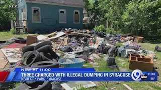 Three charged with illegal dumping in Syracuse