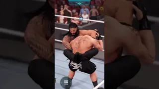 WWE 2K22 Roman Reigns Guillotine Choke To Brock Lesnar🔥 #shortsvideo