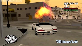 What happens if there's a Meteor Storm during Gray Imports? C.R.A.S.H. mission 2 - GTA San Andreas