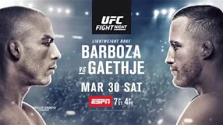 UFC Филадельфия: Барбоза vs Гэтжи - Ударники во всей красе