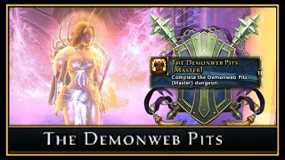 Paladin Tanking (Master) Demonweb Pits Dungeon (gameplay) w/ Bard Healer! - Neverwinter