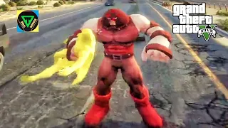 GTA5 - JUGGERNAUT VS SUPERMAN PRIME#vs#gtavmods#juggernaut#supermanprime#supermanvshulk