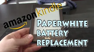 Replacing Amazon Kindle Paperwhite 3 (7th generation) battery