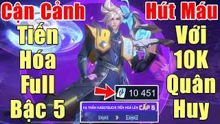 [Gcaothu] Cận cảnh bỏ ra 10k QH Tiến Hóa Full bậc 5 Valhein Xạ Thần Kagutsuchi - Skin cực hút máu