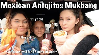 Mukbang with my siblings + Drive with me (Mexican Antojitos)