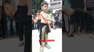 shia kid zanjeer zani || zanjeer ka matam #muharram2022 #yahussain #yaabbas #shorts