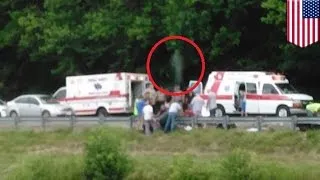 Photo shows moment ‘soul’ leaves motorcycle crash victim’s body - TomoNews