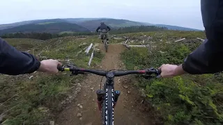 MTB south Wales, Afan Masts - 4play / G&T / Medic on a Privateer 161.