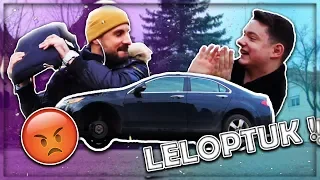 ÉJJEL ELLOPTUK BÁLINT KEREKÉT! 😂 *KIBORULT* | PRANK