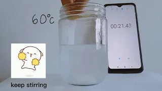 Experiment : Solubility of salt in different temperatures of water