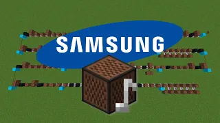 Minecraft: Samsung Ringtone (Morning Flower) with Note Blocks
