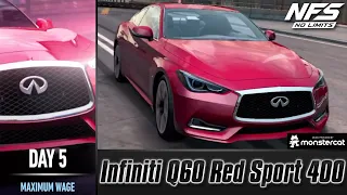 Need For Speed No Limits - Infiniti Q60 Red Sport 400 | Blackridge Breakout (Day 5 - Maximum Wage)