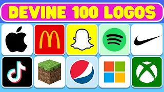 Devine le LOGO en 3 secondes spécial 100 Logos Quiz