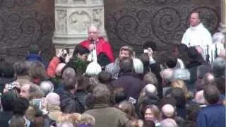 Les Rameaux à Notre Dame. Sonnerie des cloches.