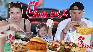 Brits Try [CHICK-FIL-A] for the first time! U.S. Vacation Vlog No.6