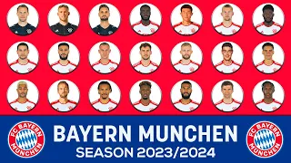 FC BAYERN MUNCHEN SQUAD 2023/2024 ALL PLAYERS - FC BAYERN MUNICH TEAM OFFICIAL