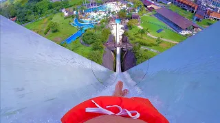 World’s Fastest Water Slide at Aldeia das Águas Park (100 Km/h)