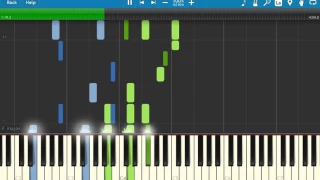 Yiruma - Tears On Love (improvised ver.) Piano tutorial on Synthesia