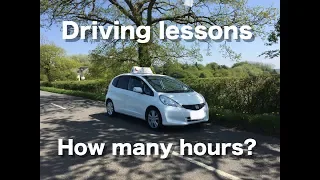 Driving lessons | How many hours | Tips