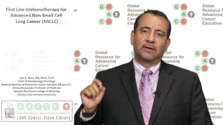 First Line Immunotherapy for Advanced Non Small Cell Lung Cancer NSCLC