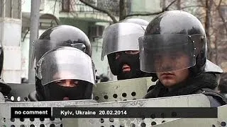 Ukraine: the bloodiest day since protests began in the Ukraine capital three months ago