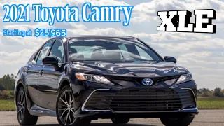 Toyota Camry XLE 2021 Full Exterior, Interior