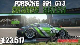ACC | Porsche 991 GT3 Hot Lap  + Setup @Brands Hatch 1:23.517