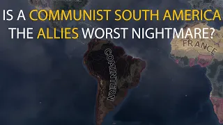 HOI4 Timelapse - What if South America joined the Comintern and fought both the Axis and the Allies?