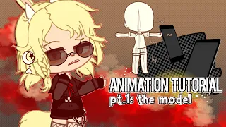 Model making tutorial! | Animating tutorial on phone! [Part 1] Gacha Club