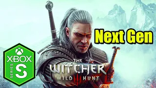 The Witcher 3 Xbox Series S Gameplay Review [Optimized] [Next Gen Upgrade]