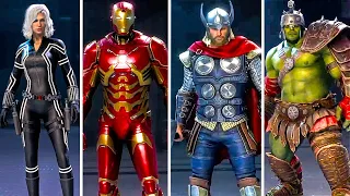 MARVEL'S AVENGERS All Skins & Suits