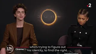 Timothée Chalamet and Denis Villeneuve on the news! (in French, with English subtitles)