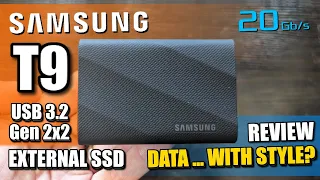 Samsung T9 Portable SSD Review - 20Gb/s Performance in Your Pocket?