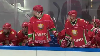Видеофакт: Николай Лукашенко забросил две шайбы команде Могилевской области на любительском турнире
