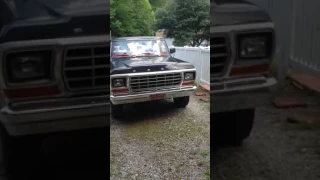 Cold starting my 1979 F-150